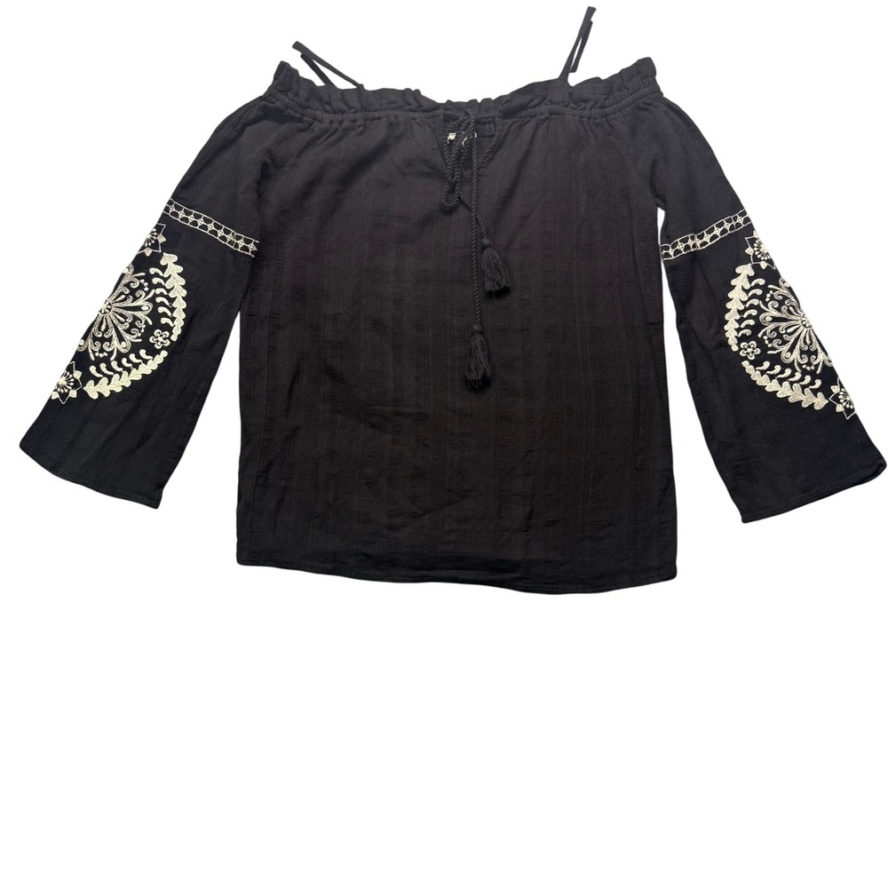Boho Y2K Wet Seal off the‎ shoulder top: Western, festival peasant blouse